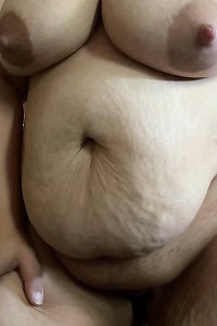 Ravishing chubby nymph playing with herself